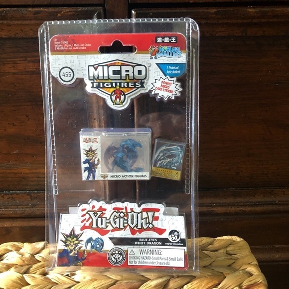 Yu-Gi-Oh! Micro Figures: Blue-Eyes White Dragon #455 - Picture 1 of 4